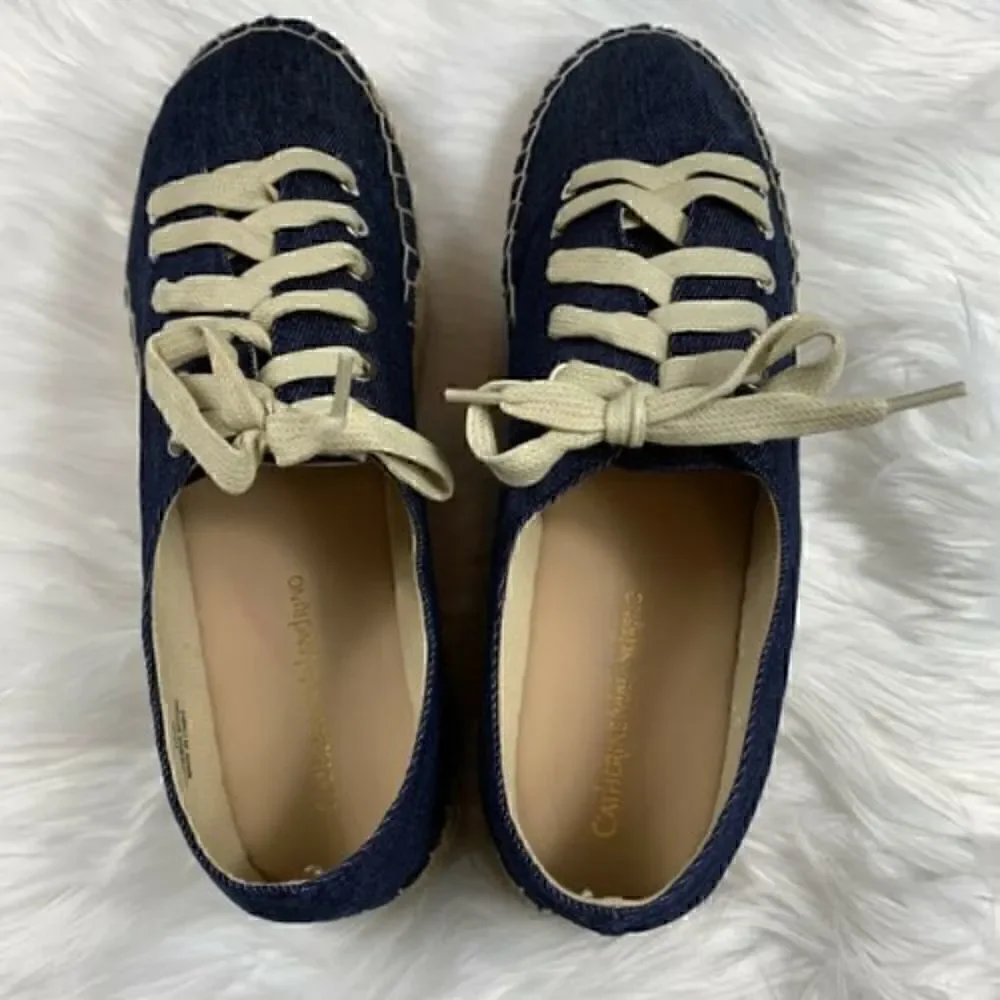 NEW Catherine Malandrino Espadrille Nonno Blue 10